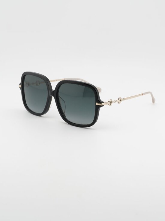 Gucci GG0884SA 001 Sunglasses Black Square Frame, Grey Lenses main image 11